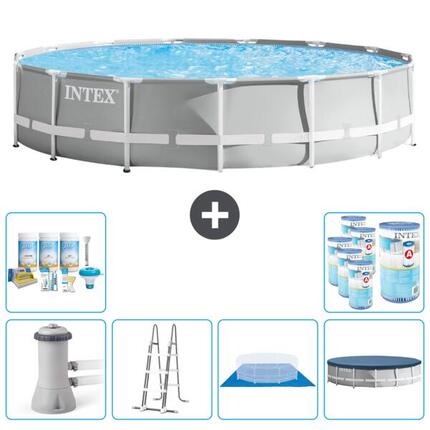 Piscine ronde Prism Frame - 457x107 cm + Accessoires CB41
