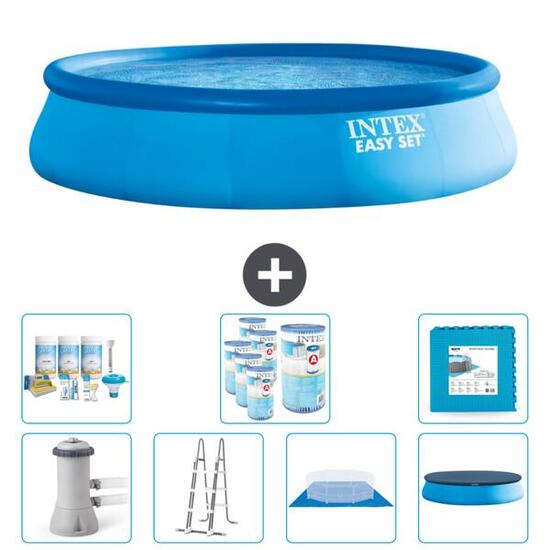 Easy Set Zwembad Rond - 457x107 cm + Accessoires CB42