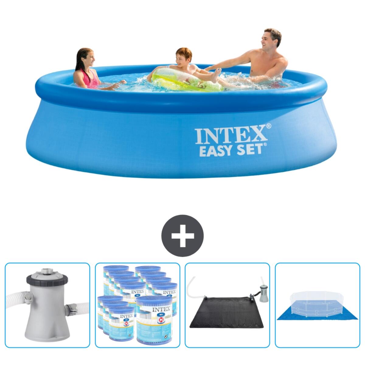 Intex - Piscine Ronde Easy Set - 305x76 Cm + Accessoires Cb91 - Piscine - Bleu - Taille Unique - Decathlon