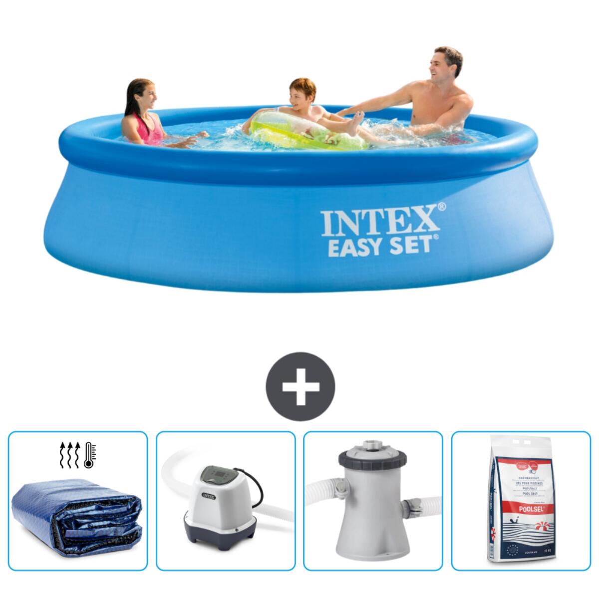 Intex - Piscine Ronde Easy Set - 305x76 Cm + Accessoires Cb53 - Piscine - Bleu - Taille Unique - Decathlon