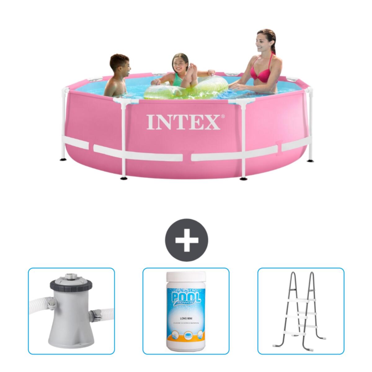 INTEX Frame Zwembad Rond - 244x76 cm + Accessoires CB84