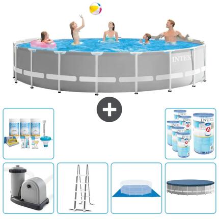 Piscine ronde Prism Frame - 549x122 cm + Accessoires CB41