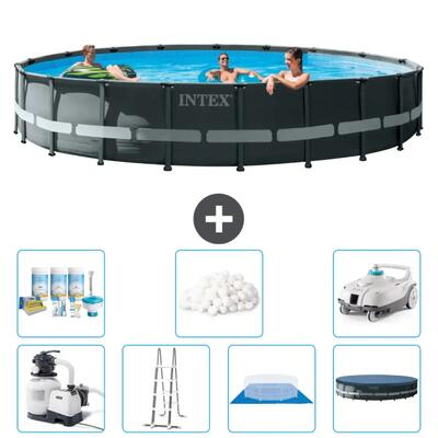 Ultra xtr zwembad rond - 610x122 cm + accessoires cb45