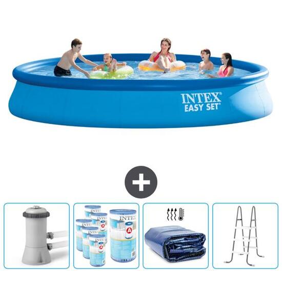 Easy Set Zwembad Rond - 457x84 cm + Accessoires CB95