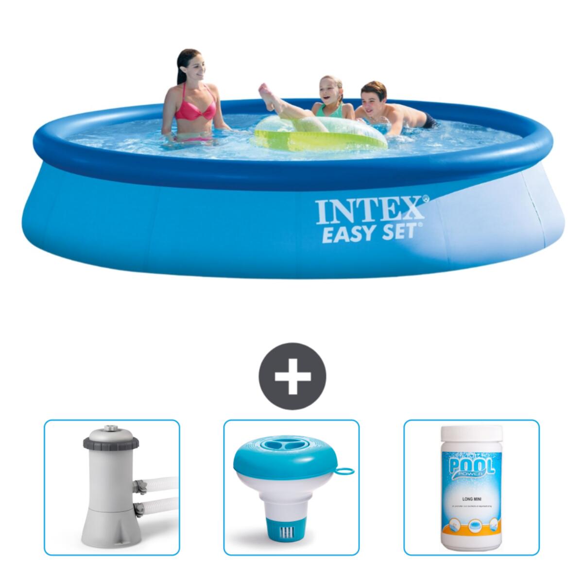 Intex - Piscine Ronde Easy Set - 396x84 Cm + Accessoires Cb77 - Piscine - Bleu - Taille Unique - Decathlon