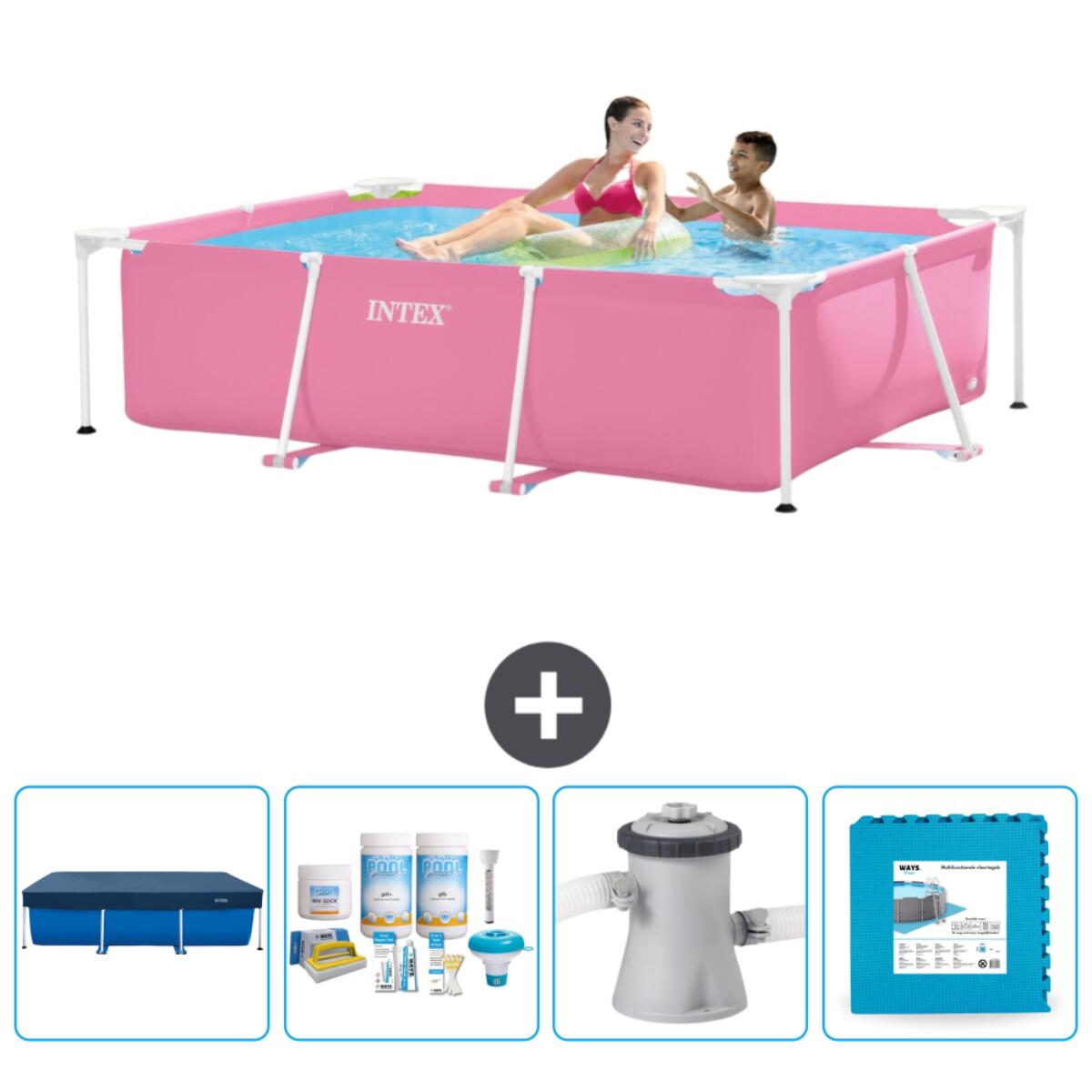 INTEX Frame Zwembad Rechthoekig - 220x150x60 cm + Accessoires CB2