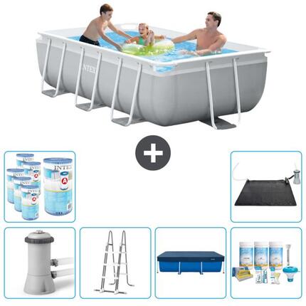 Piscine rectangulaire Prism Frame - 300x175x80 cm + Accessoires CB32