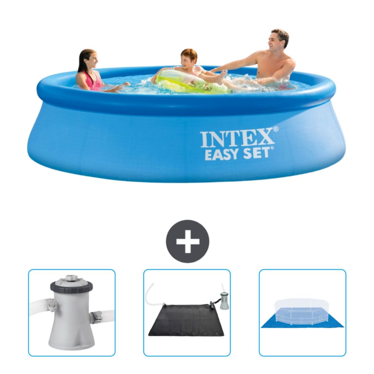 Intex - Piscine Ronde Easy Set - 305x76 Cm + Accessoires Cb79 - Piscine - Bleu - Taille Unique - Decathlon