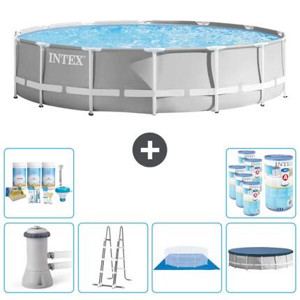Piscine ronde Prism Frame - 427x107 cm + Accessoires CB41