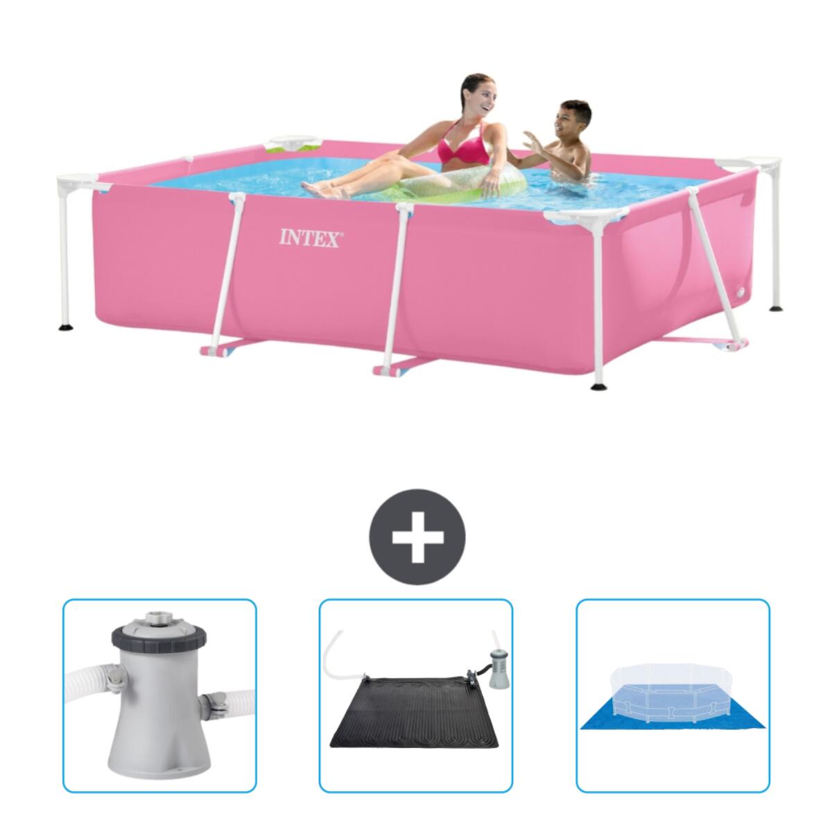 INTEX Frame Zwembad Rechthoekig - 220x150x60 cm + Accessoires CB79