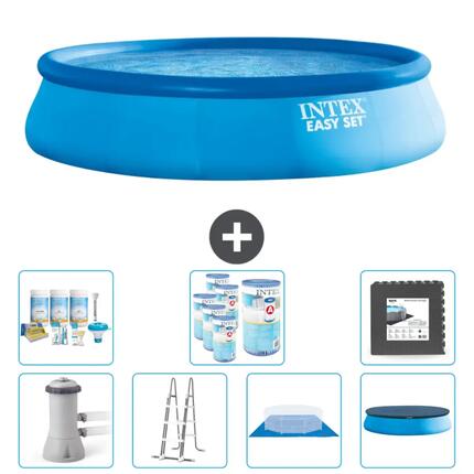 Easy Set Zwembad Rond - 457x107 cm + Accessoires CB43