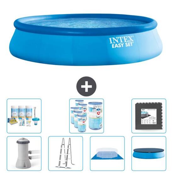 Easy Set Zwembad Rond - 457x107 cm + Accessoires CB43
