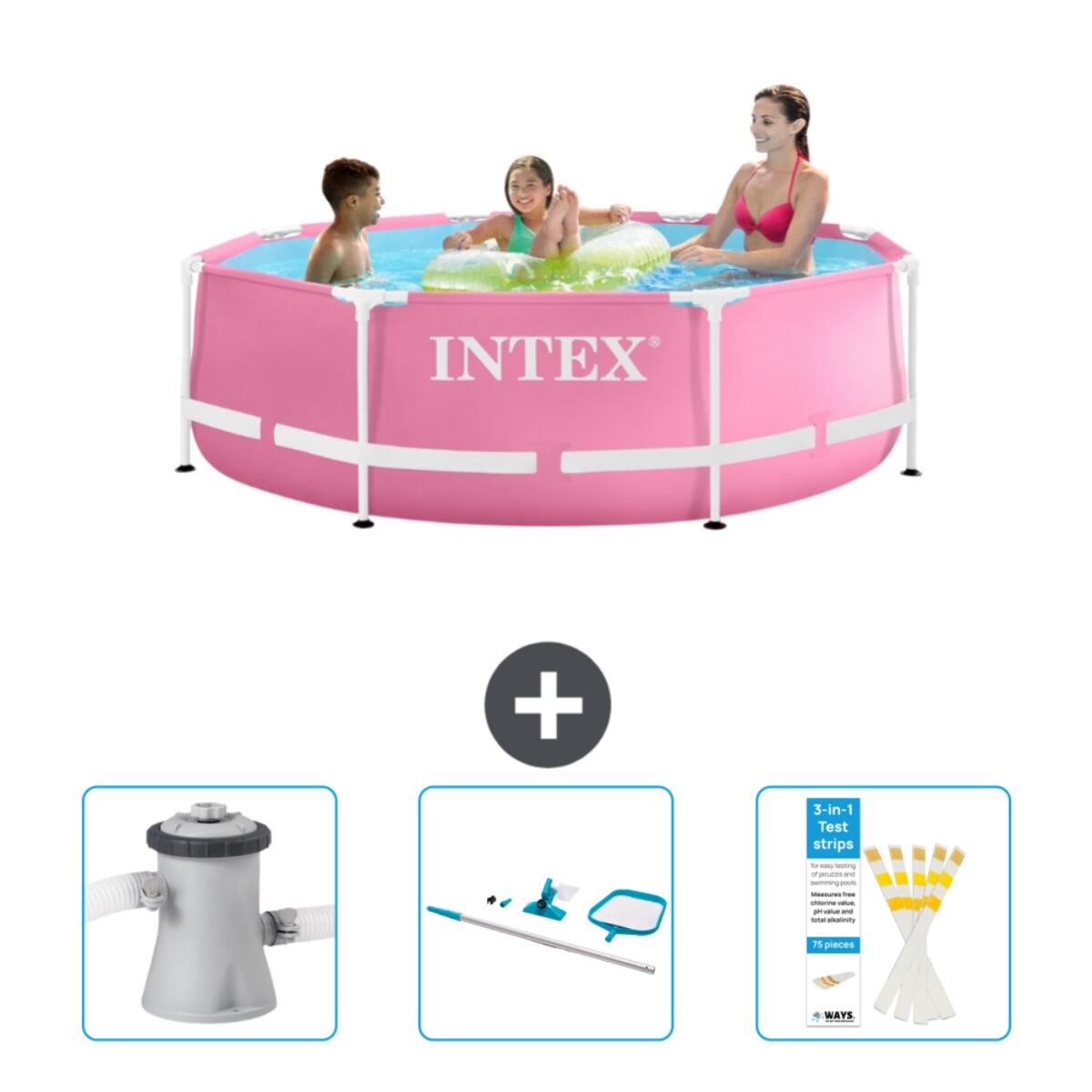 INTEX Frame Zwembad Rond - 244x76 cm + Accessoires CB82