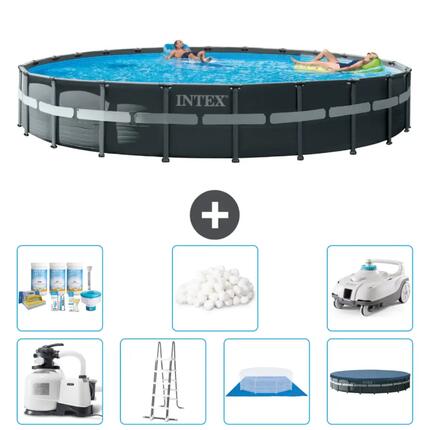 Piscine ronde Ultra XTR - 732x132 cm + Accessoires CB45
