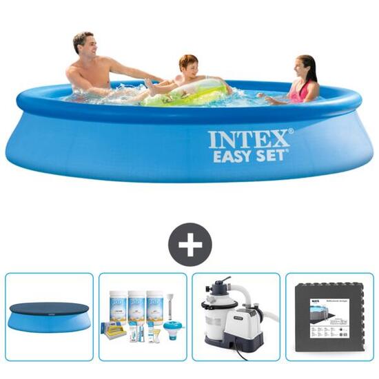 Piscine ronde Easy Set - 305x61 cm + Accessoires CB61