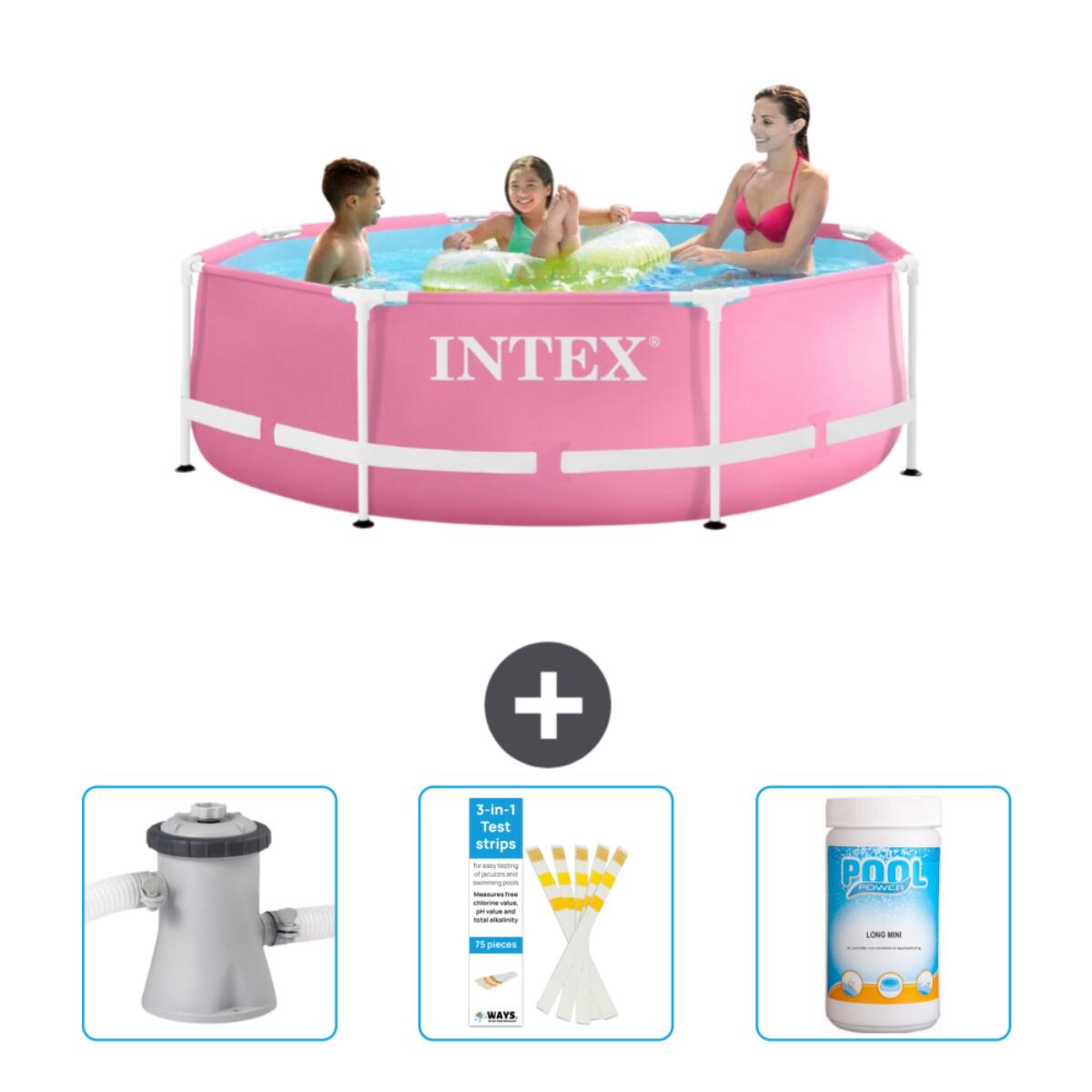 INTEX Frame Zwembad Rond - 244x76 cm + Accessoires CB73