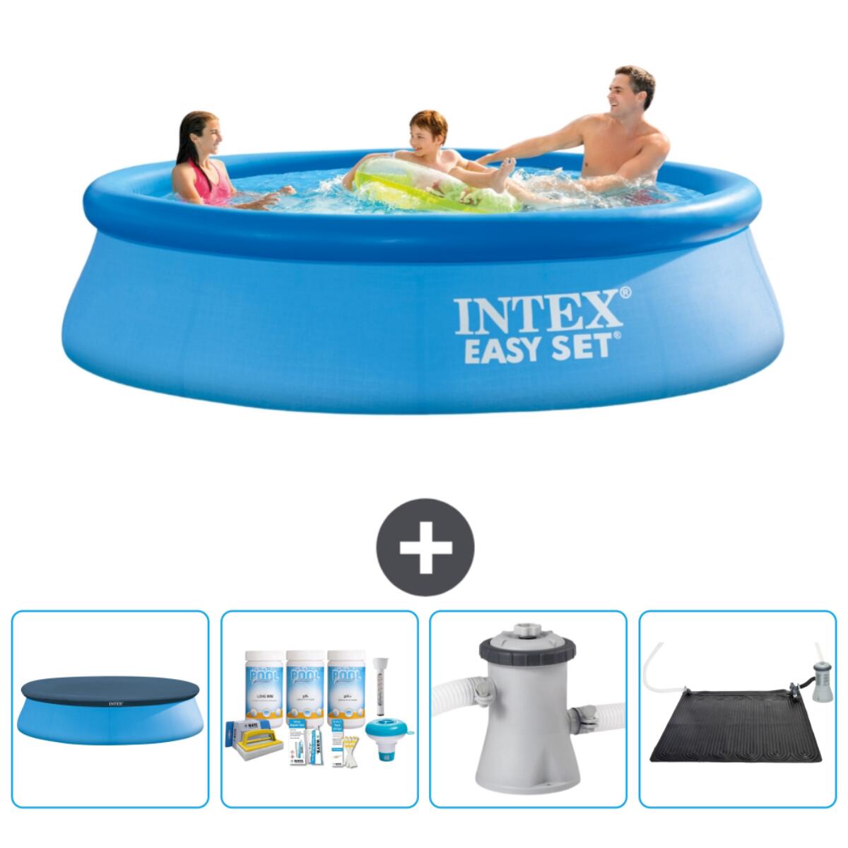 Intex - Piscine Ronde Easy Set - 305x76 Cm + Accessoires Cb4 - Piscine - Bleu - Taille Unique - Decathlon