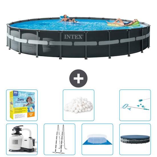 Piscine ronde Ultra XTR - 732x132 cm + Accessoires CB52