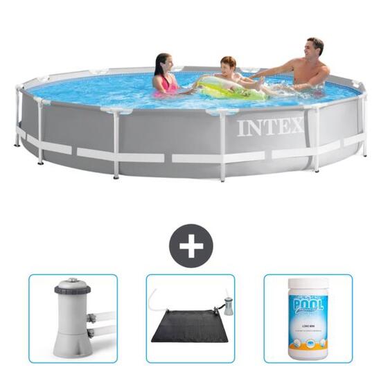 Piscine ronde Prism Frame - 366x76 cm + Accessoires CB80