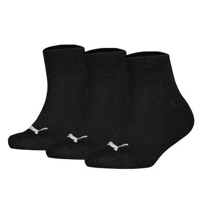 Chaussettes Unisexe Paquet de 3 Confortable à porter-Plain Quarter 3P