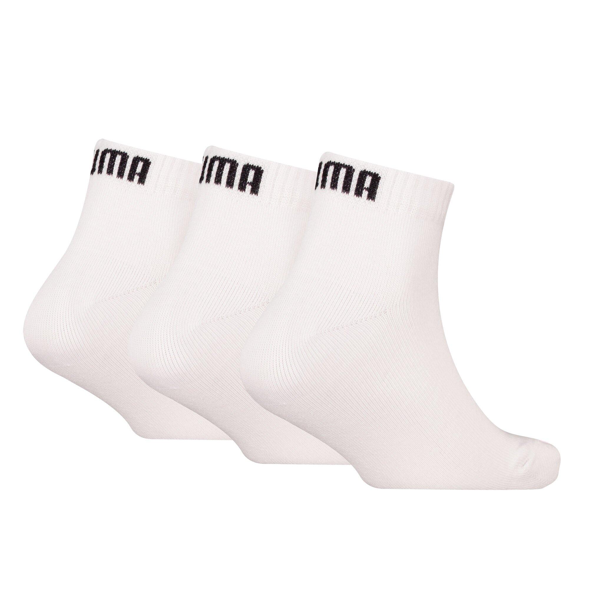 Calcetines Unisex Paquete de 3 Ajuste cómodo-Plain Quarter 3P 2/3