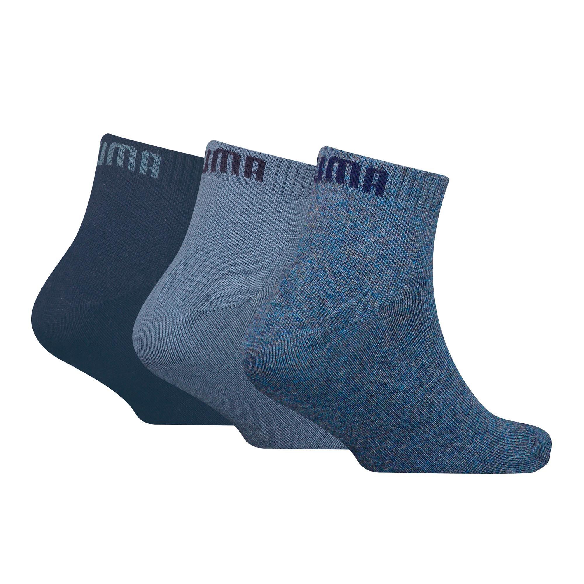 Calcetines Unisex Paquete de 3 Ajuste cómodo-Plain Quarter 3P 2/3