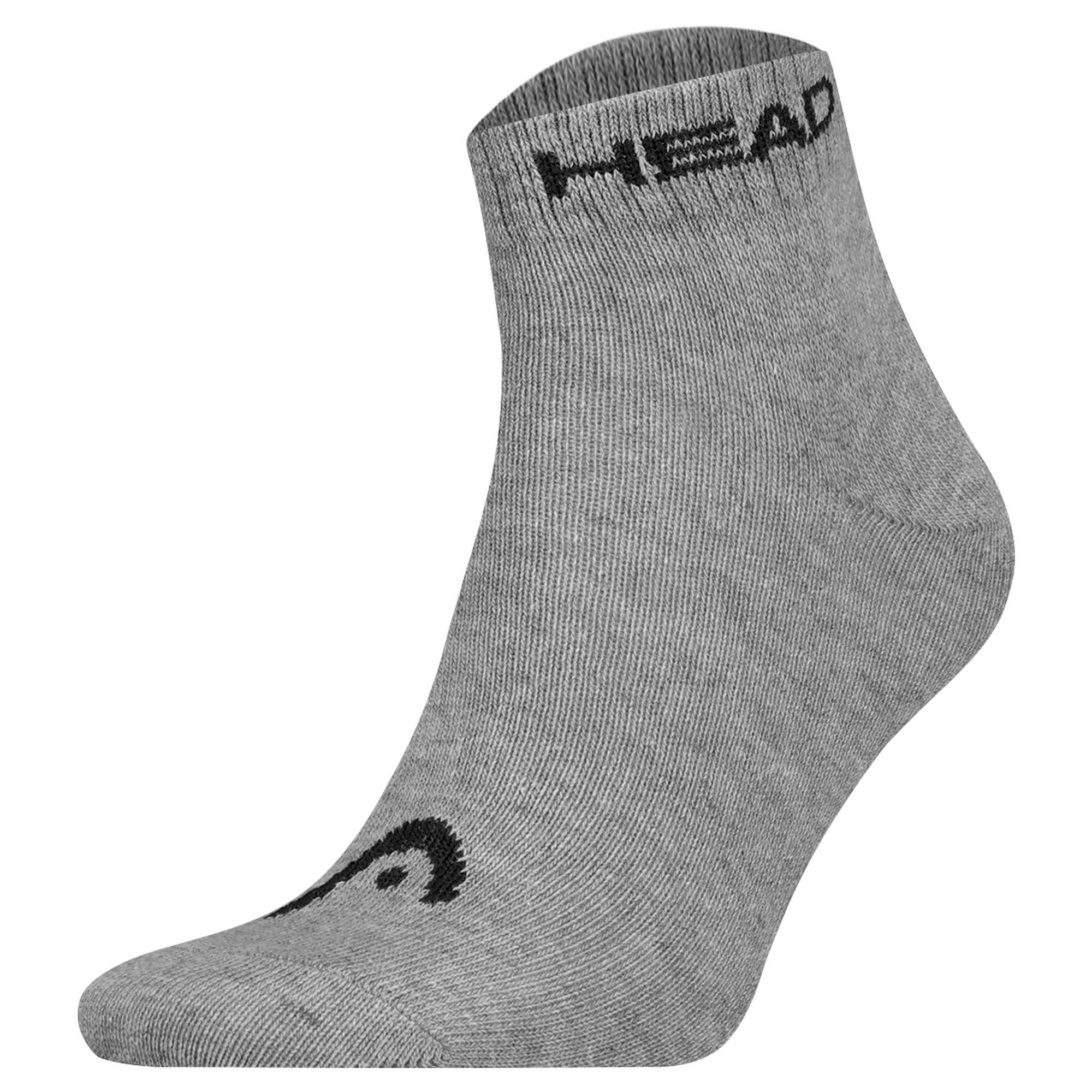 Multi-Sport Unisex 3-Pack Quartersokken Elements Grijs 3/3