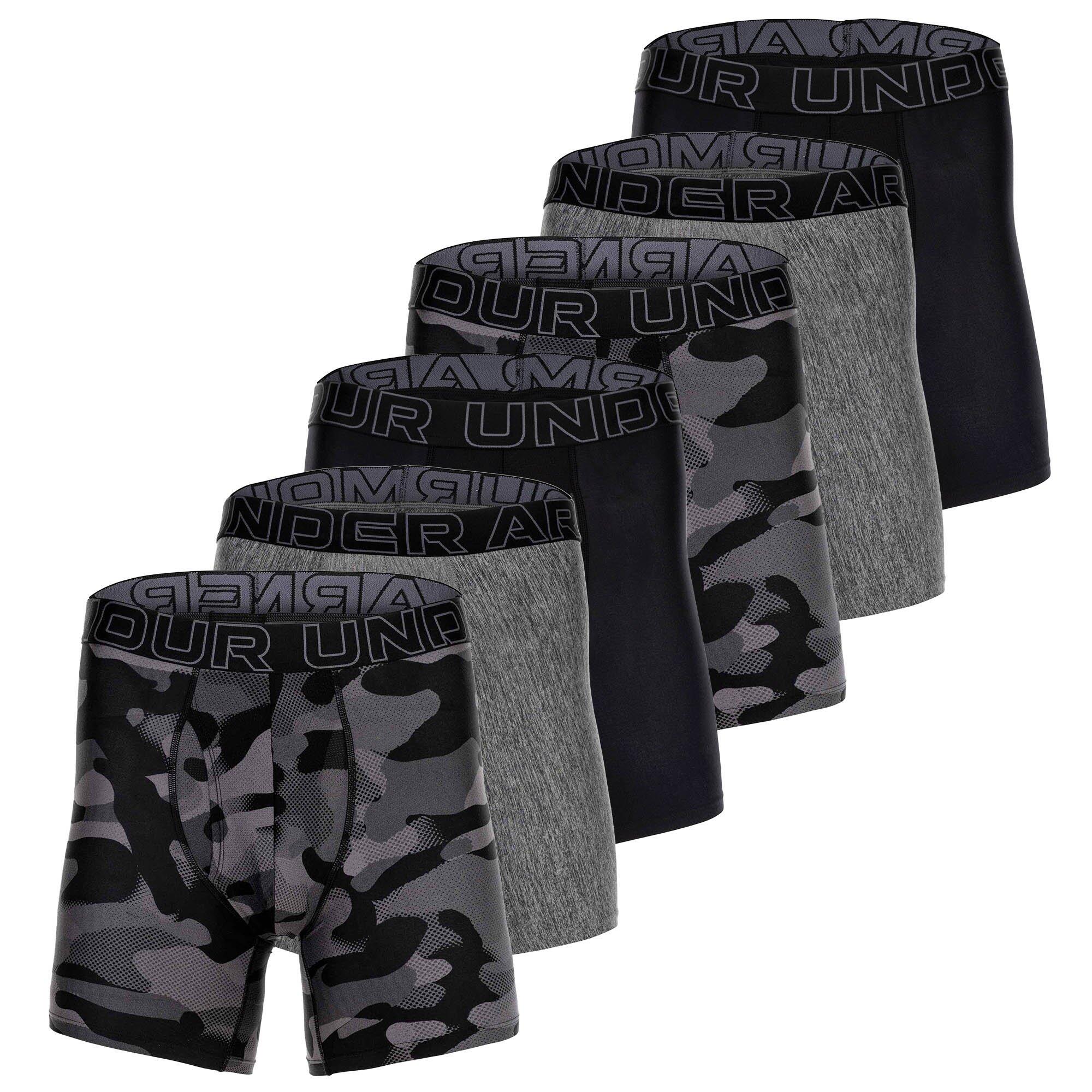 UNDER ARMOUR Boxershort Herren 6er Pack Figurbetont-UA PERFORMANCE TECH - PRINT 6 IN 6PK