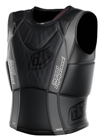 TROY LEE DESIGNS 24.1 UPV 3900 UPPER BODY ARMOUR VEST - BLACK
