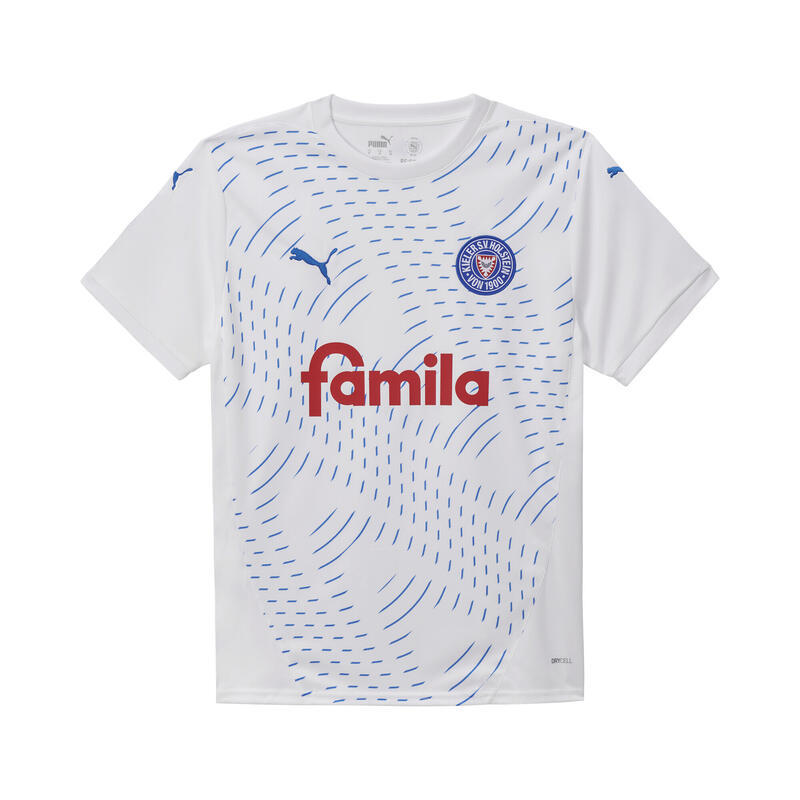 Młodzieżowa koszulka wyjazdowa Holstein Kiel 24/25 PUMA White Ignite Blue