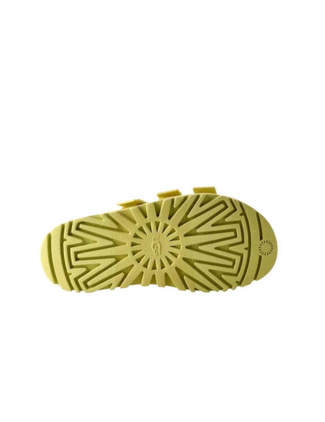 Sandales Plates Femme Ugg  Jaune 5/5