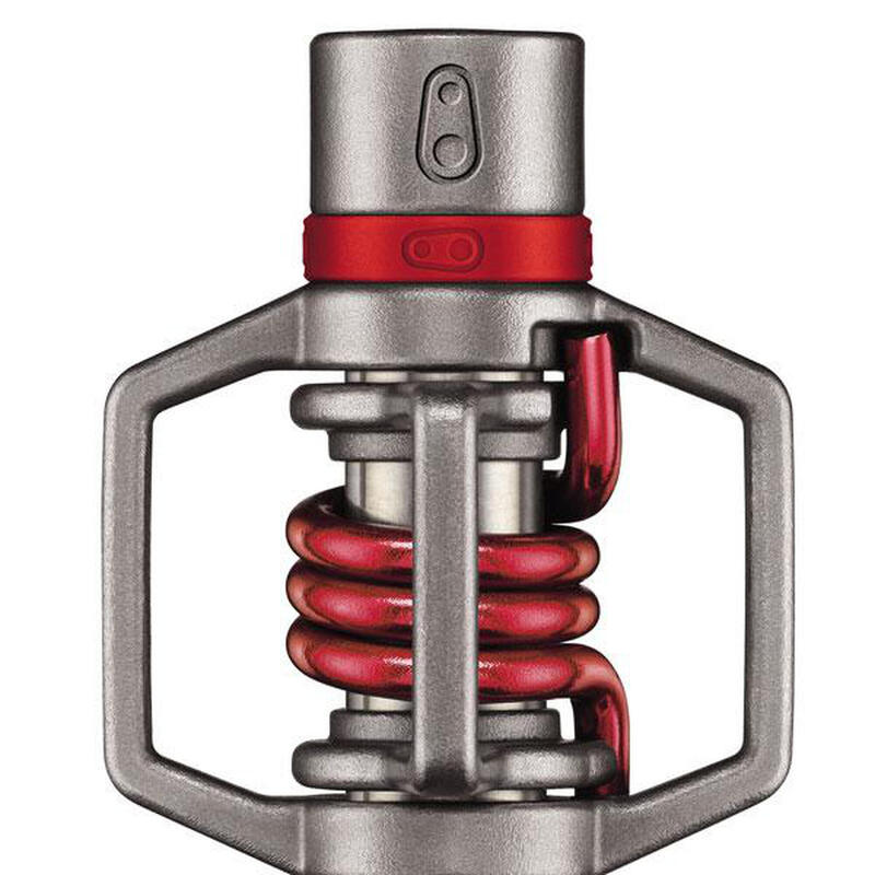 Pédales EGG BEATER 3 Inox/Rouge