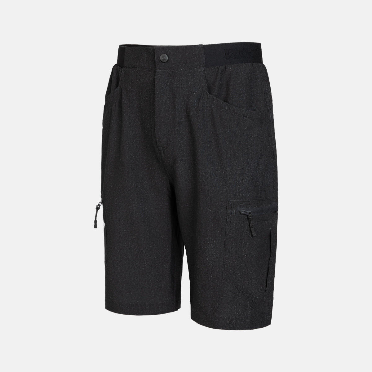 Izas - Treviso Short - Tissu Denim, Ceinture Élastique, Coupe Régulière - Short De Protection - Noir - 52 2xl - Decathlon