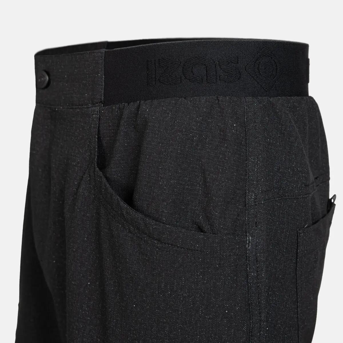 Pantaloni scurți TREVISO – material tip denim, talie elastică și croială Regular 5/5