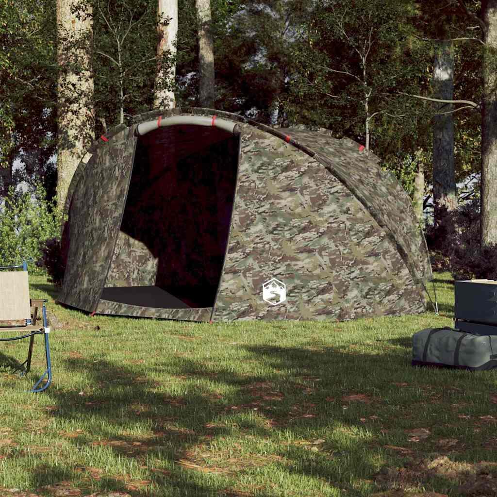 Tente de pêche VidaXL camouflage étanche 5 personnes 3/7