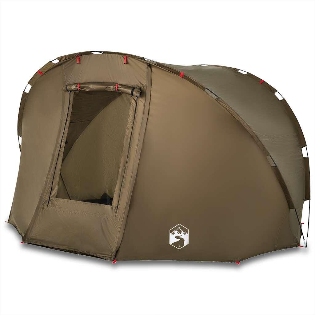 VidaXL tente imperméable 5 personnes en vert olive 2/7