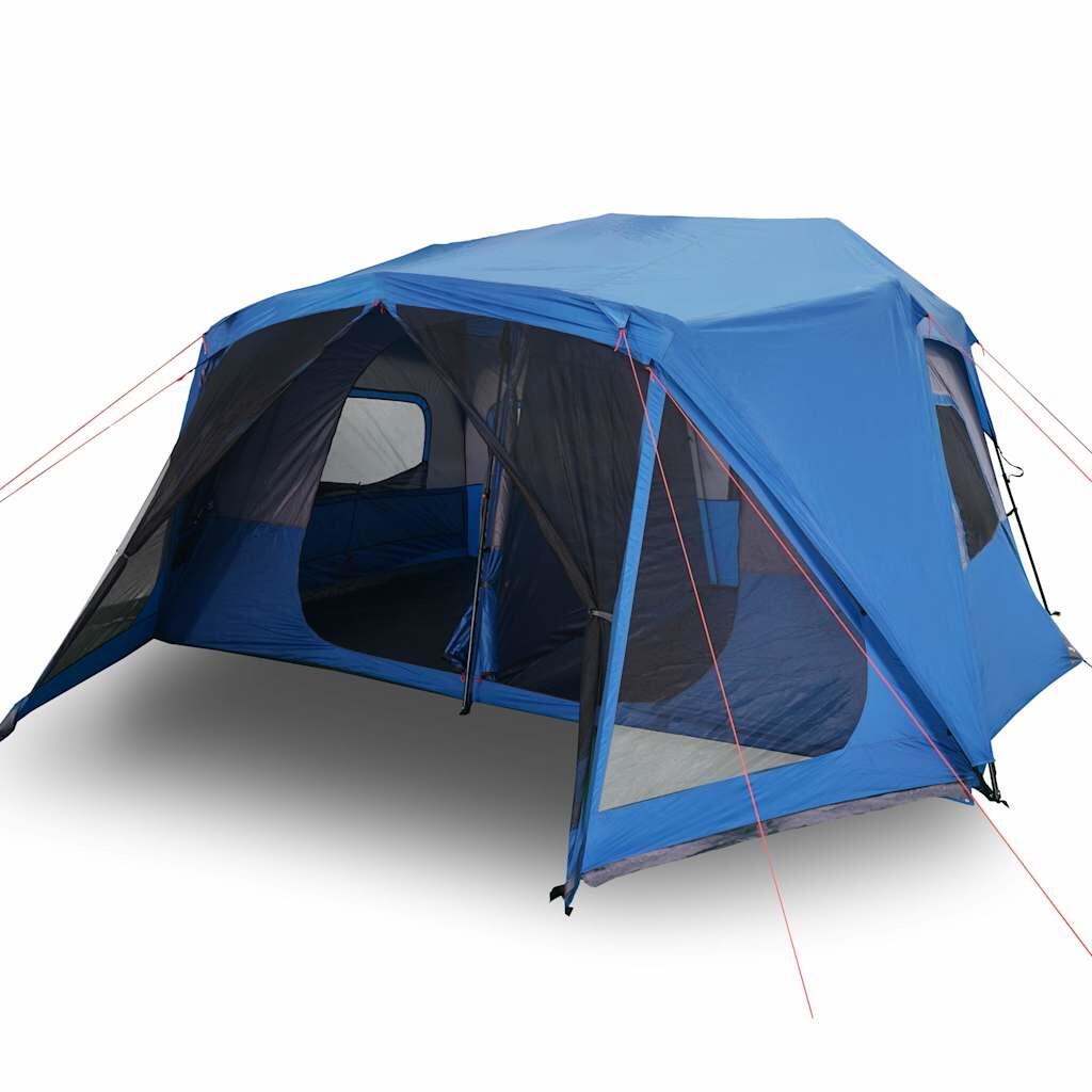 Vidaxl Tente Familiale 10 Personnes - Étanche et Montage Rapide Bleu 2/7