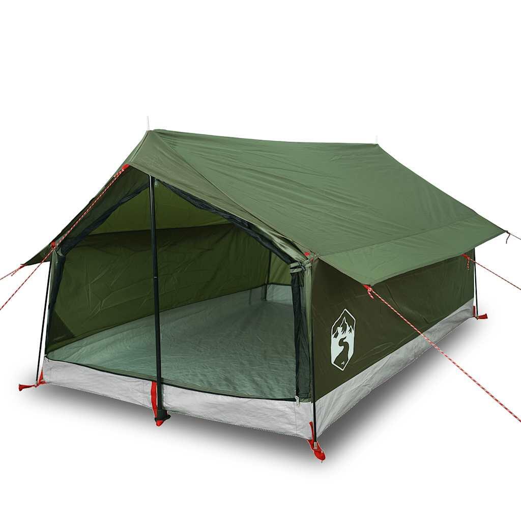 Tenda VidaXL 2 posti impermeabile verde oliva 2/7