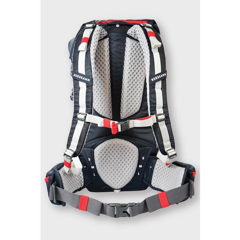 Sac à dos randonnée homme femme, sac à dos montagne, Rolltop, 40 litres bleu