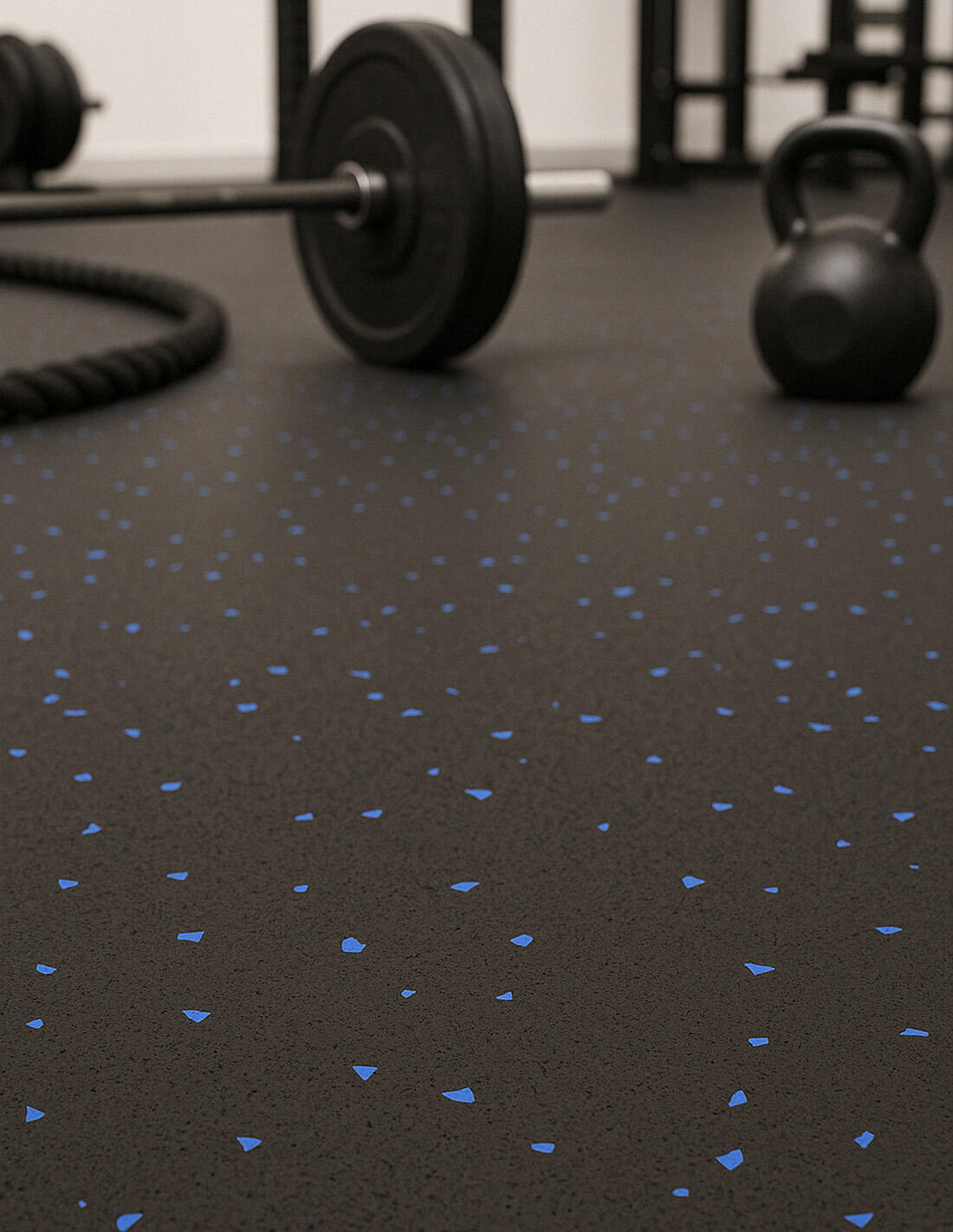 Suelo para Gimnasio SPORT PREMIUM AZUL - JARDIN202 Rollo 6mm 1,25x10m 2/5