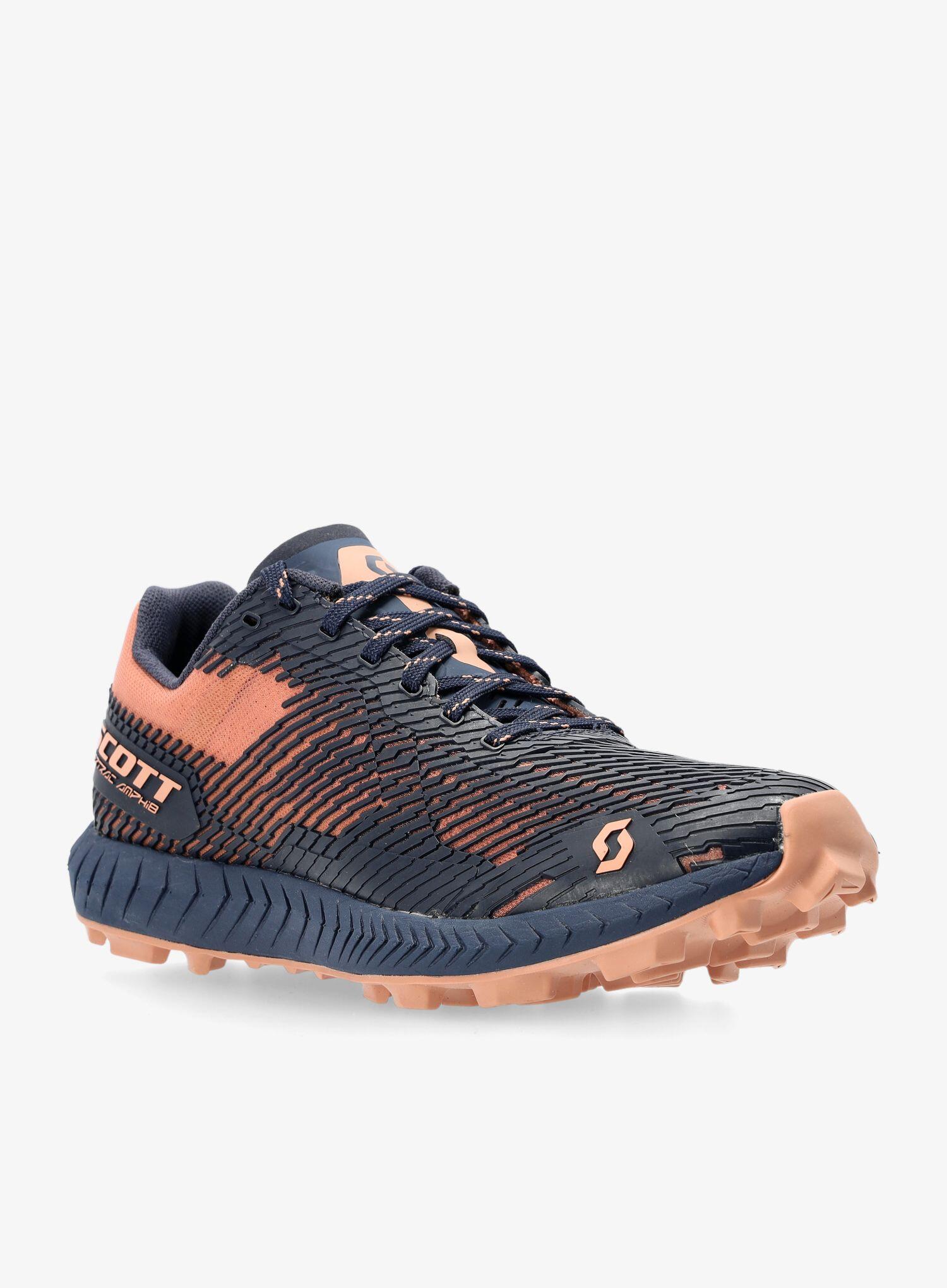 Chaussures Femme Scott Supertrac Amphib Running Bleu Foncé-rose Beige Bleu 3/6