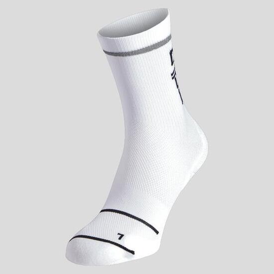 Chaussettes de cyclisme mi-hautes réfléchissantes Ceramicool ODLO