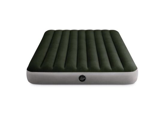 Materac dmuchany dwuosobowy z pompką 203x152x25 cm Intex 64779