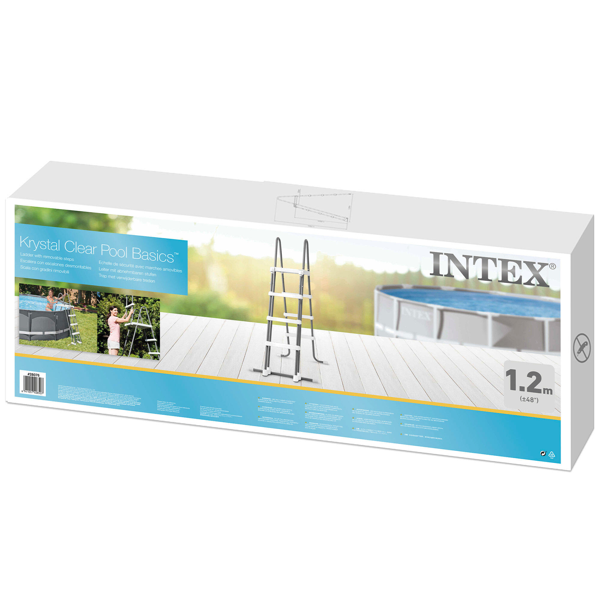 Intex zwembadtrap 122 cm 4/5