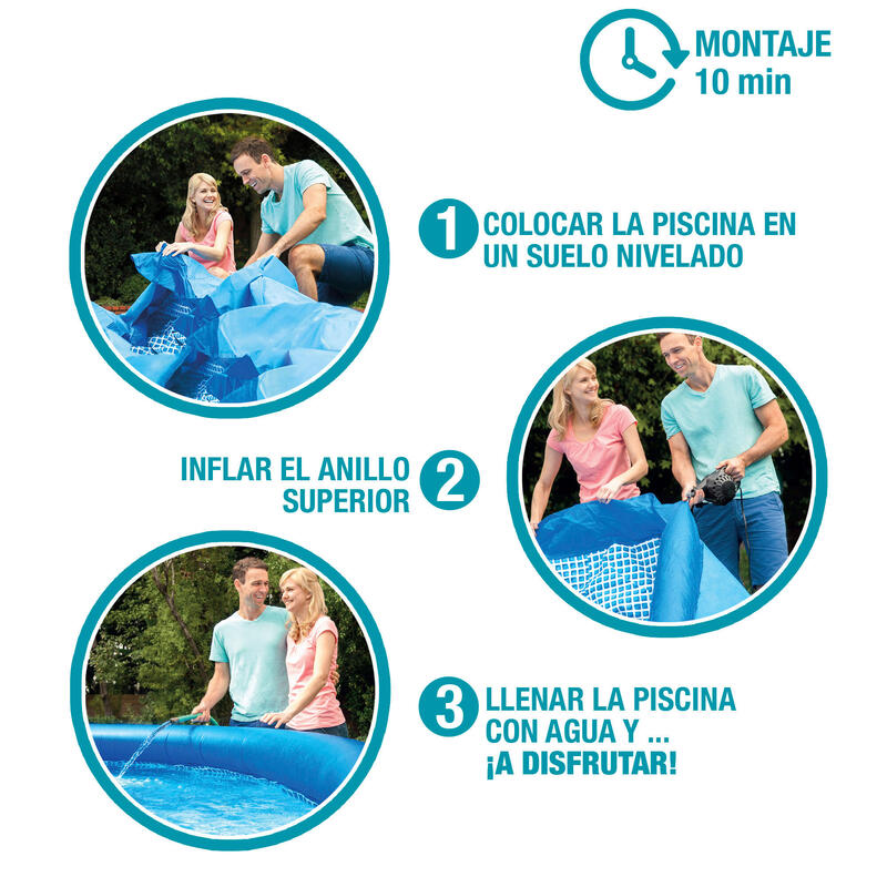 Ø 305 x 76cm - Intex Easy Set Piscine
