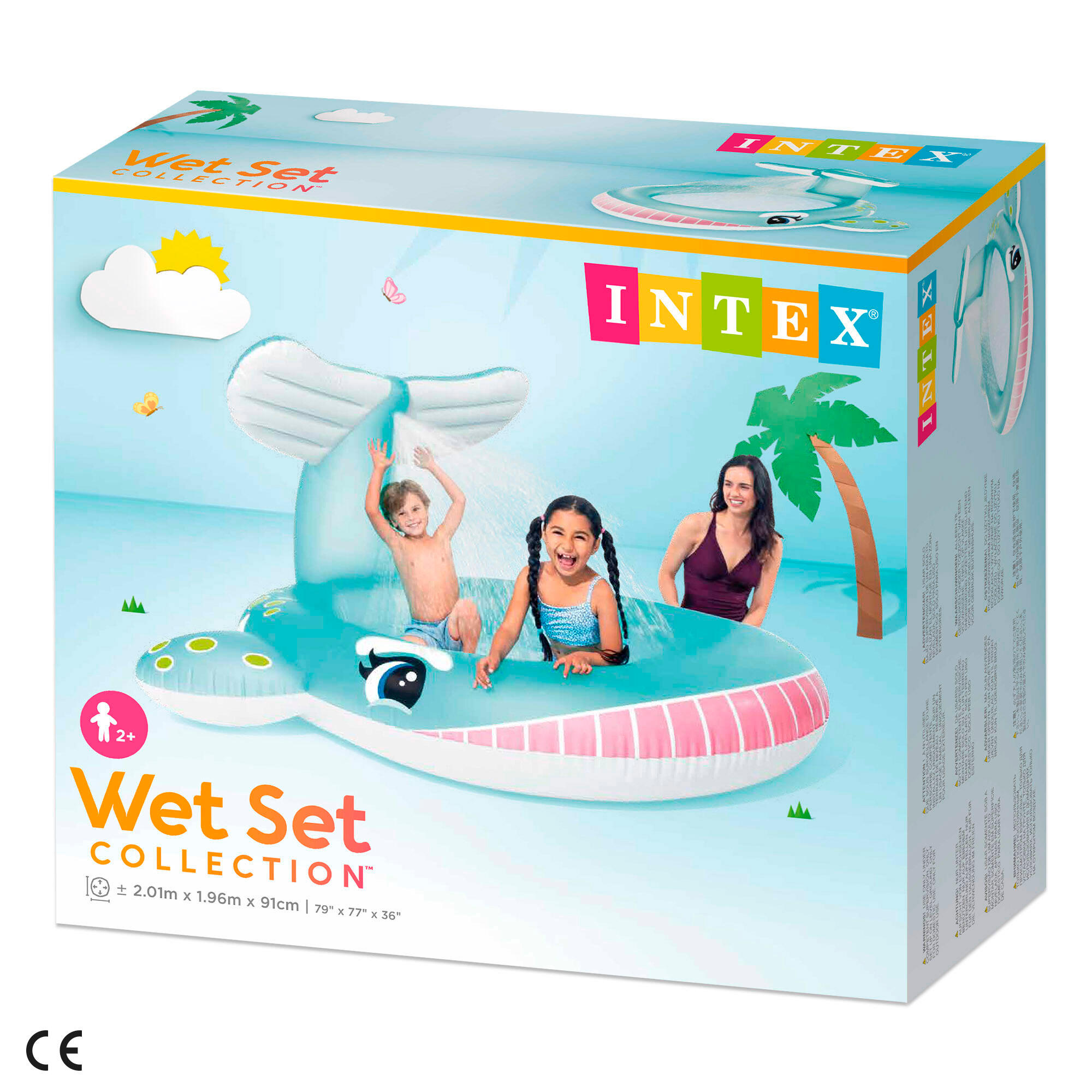 201 x 196 x 91 cm Kinderzwembad Intex Walvis 5/5