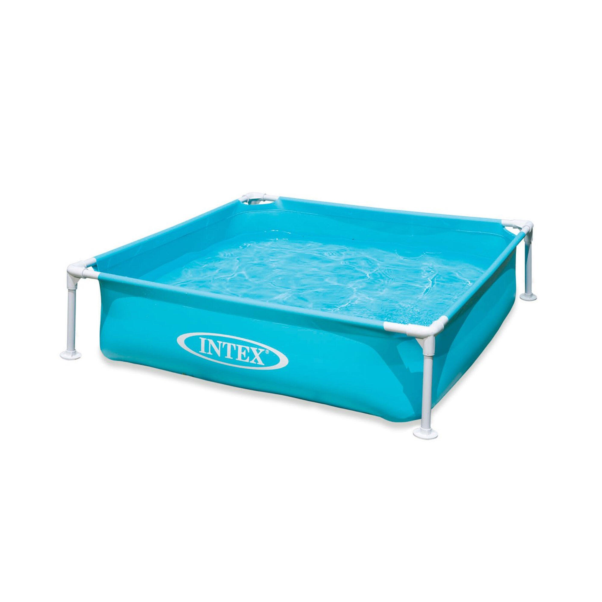 INTEX Intex 57173NP - Piscina Mini Frame Azzurro, 122x122x30 cm