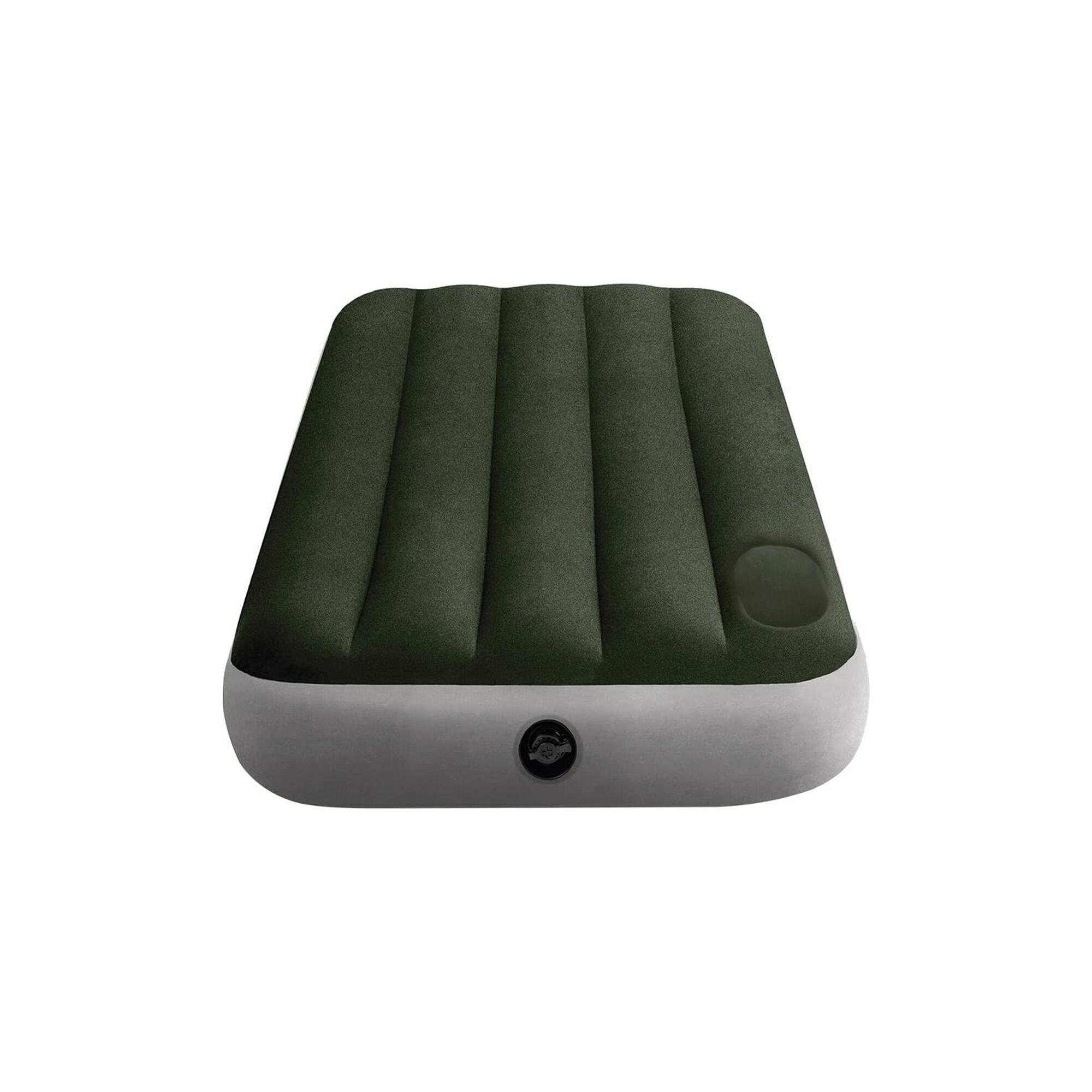 Materac dmuchany z pompką Intex 76x191x25 cm