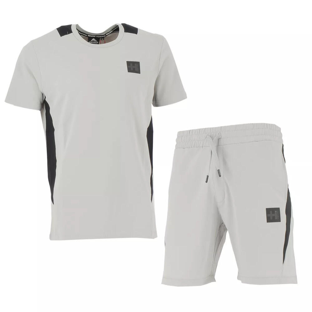Helvetica - Ensemble Short Tee Shirt Helvetica 40 Lacage - Coffret Textile - Gris - 52 2xl - Decathlon
