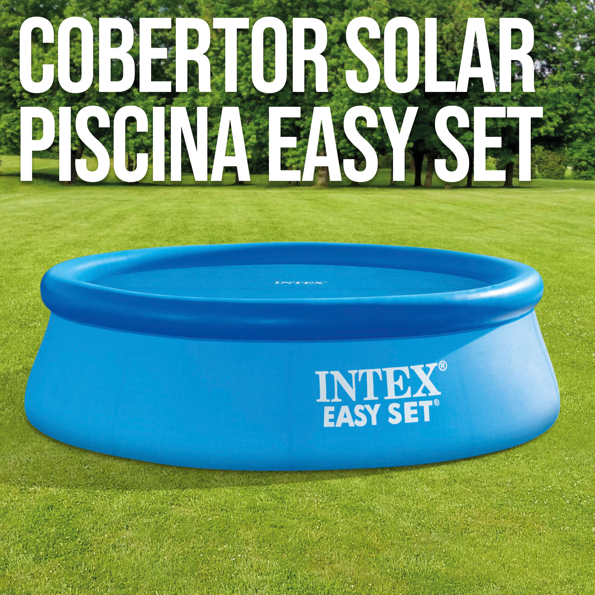 Cubierta Solar Para Piscina Rectangular O Redonda - Tamaños 220x150 Cm Y 260x170 Cm - Impermeable Y Antipolvo - Color Azul